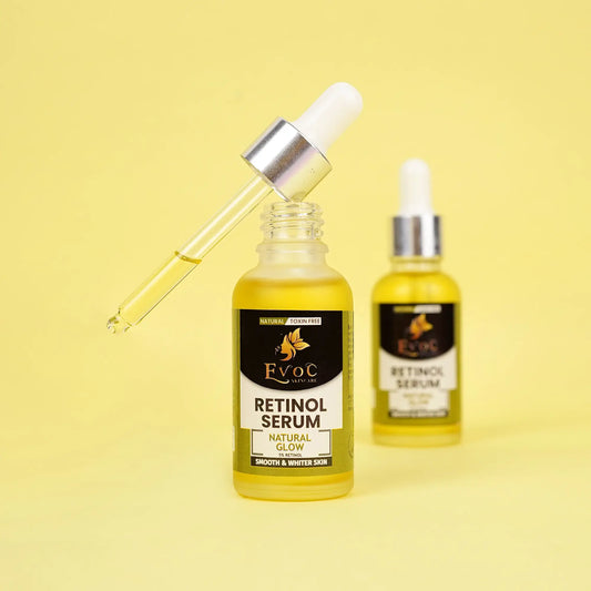Retinol face serum for smoother younger looking skin by EvoC Skincare
