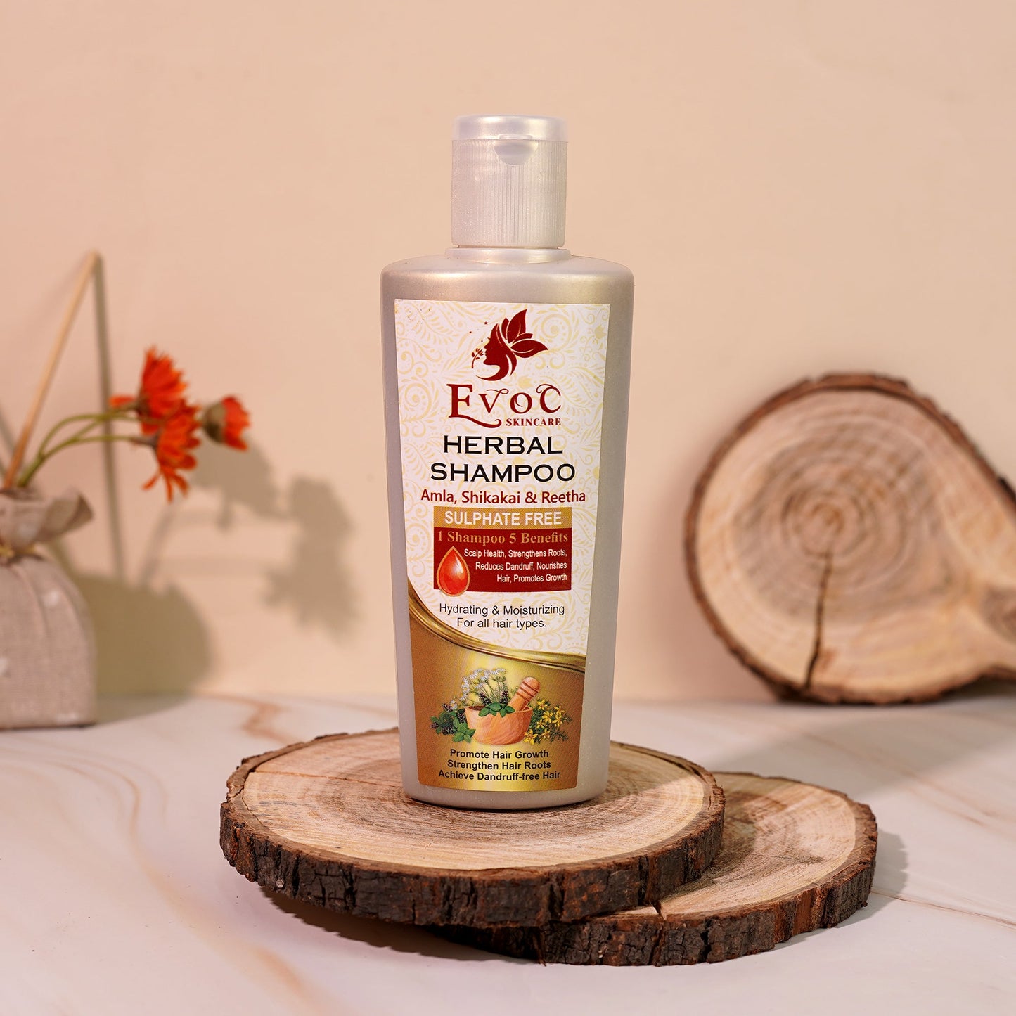 Evoc Sulphate Free Herbal Shampoo - Evoc skin care
