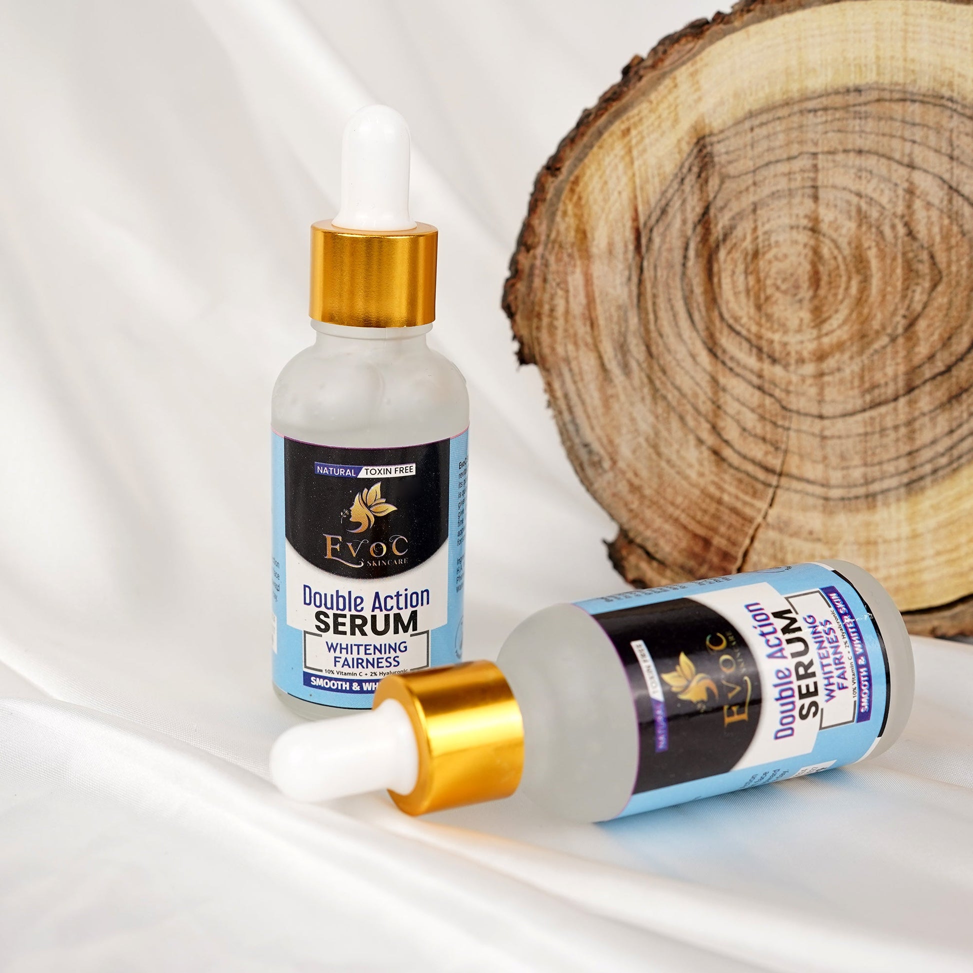 Vitamin C serum with Hyaluronic Acid in Pakistan by EvoC Skincare