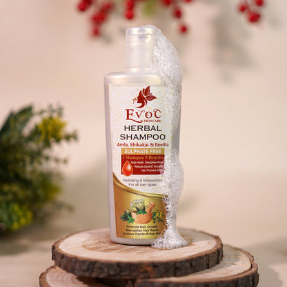 Evoc Sulphate Free Herbal Shampoo - Evoc skin care